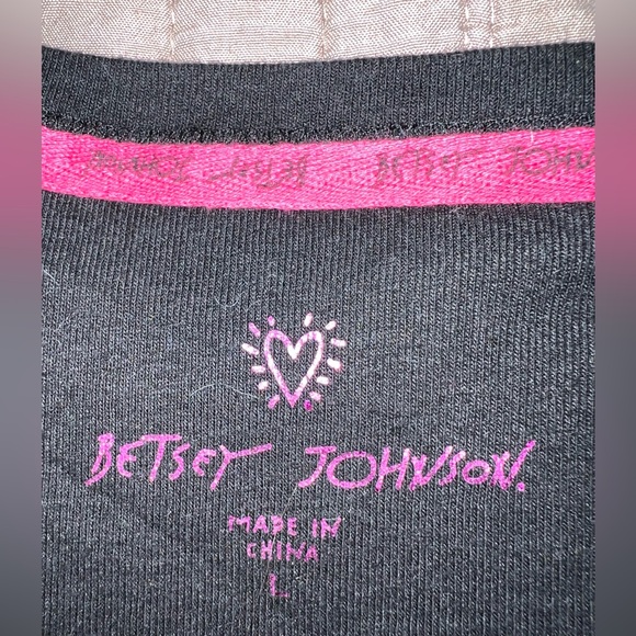Betsey Johnson Pajama Set. Super Soft! Sz L. - Picture 5 of 12